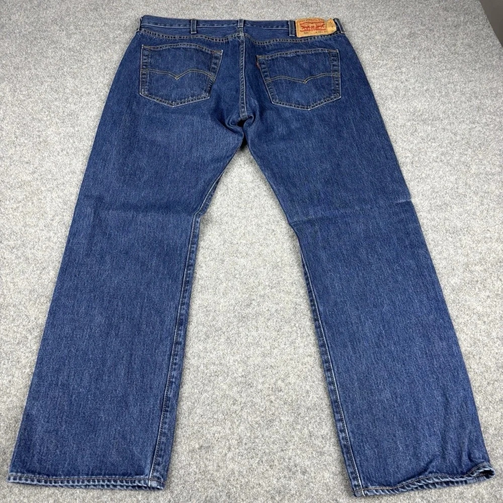 Levi's‎ 501 Jeans Men's 40x32 Button Fly Straight Leg Blue Denim Classic Fit EUC